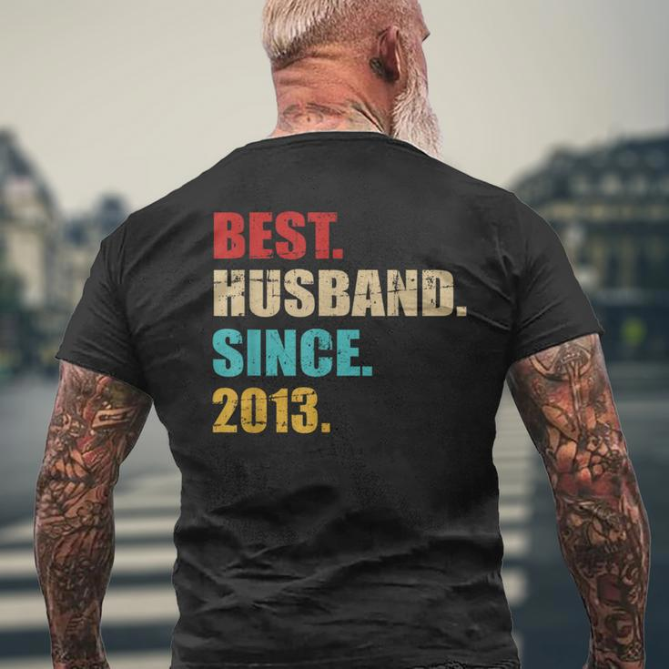 Best Husband Since 2013 For 10Th Wedding Anniversary Men's T-shirt Back Print Gifts for Old Men