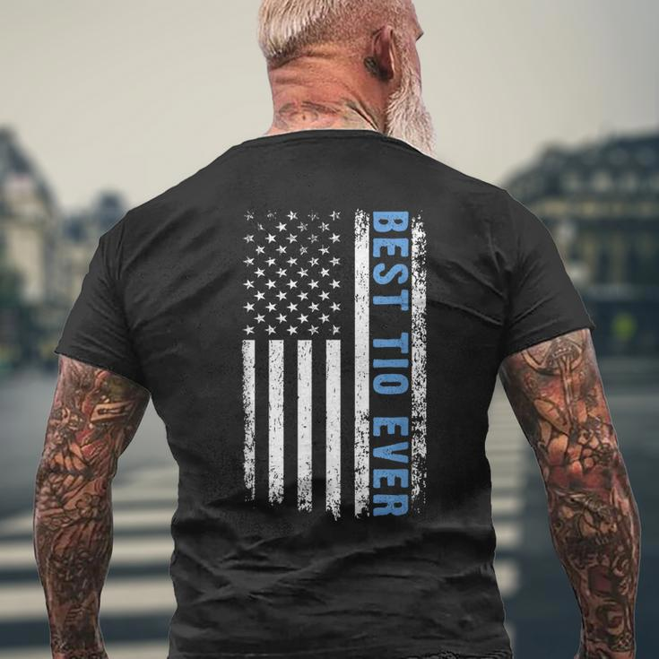 Best Tio Ever 4Th Of July American Flag Usa Patriotic Mens Back Print T-shirt Gifts for Old Men