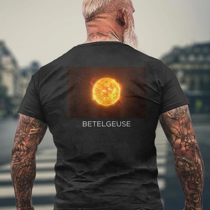 Betelgeuse Giant Star Orion Constellation Galaxy Mens Back Print T-shirt Gifts for Old Men
