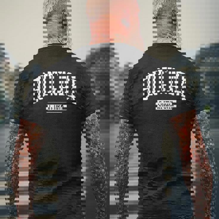 Bootjack California Ca Vintage Athletic Sports Men's T-shirt Back Print Gifts for Old Men Bootjack California Ca Vintage Athletic Sports Men's T-shirt Back Print Gifts for Old Men