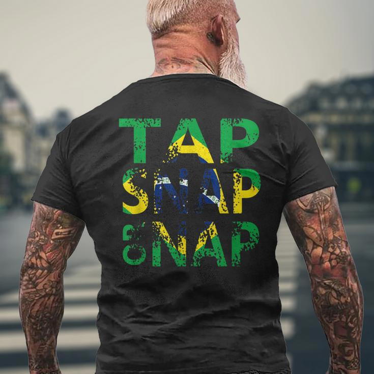 Brazilian Jiu Jitsu Tap Snap Or Nap Men's T-shirt Back Print Gifts for Old Men