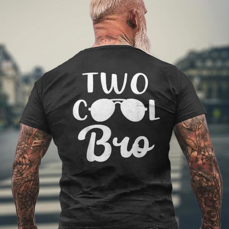 Brother Of The Birthday Boy Two Cool 2Nd Birthday Family Mens Back Print T-shirt Gifts for Old Men