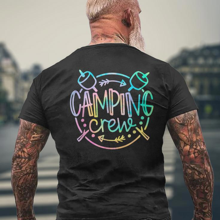 Camping Crew Camper Group Family Friends Cousin Matching Men's T-shirt Back Print Gifts for Old Men
