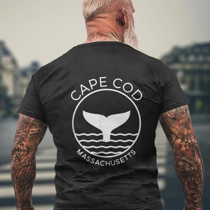 Cape Cod Whale Watch Men's T-shirt Back Print Gifts for Old Men