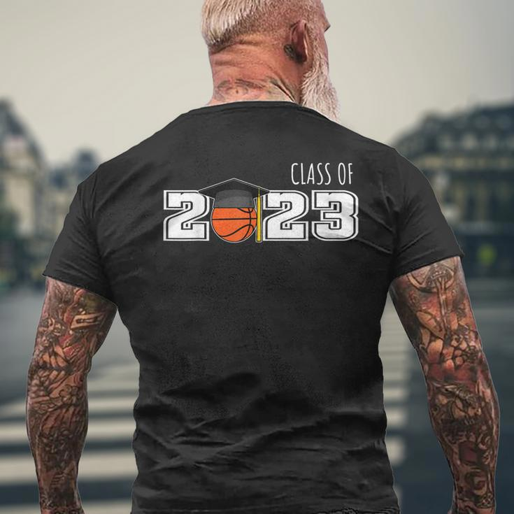 Class Of 2023 Basketball Senior Senior 2023 Basketball Men's Back Print T-shirt Gifts for Old Men