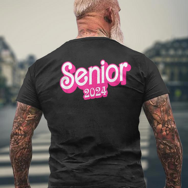 Class Of 2024 Senior Gifts Funny Seniors 2024 Mens Back Print T-shirt Gifts for Old Men