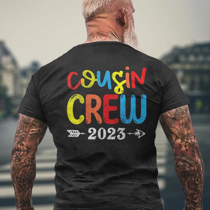 Cousin Crew 2023 Family Vacation Making Memories Mens Back Print T-shirt Gifts for Old Men