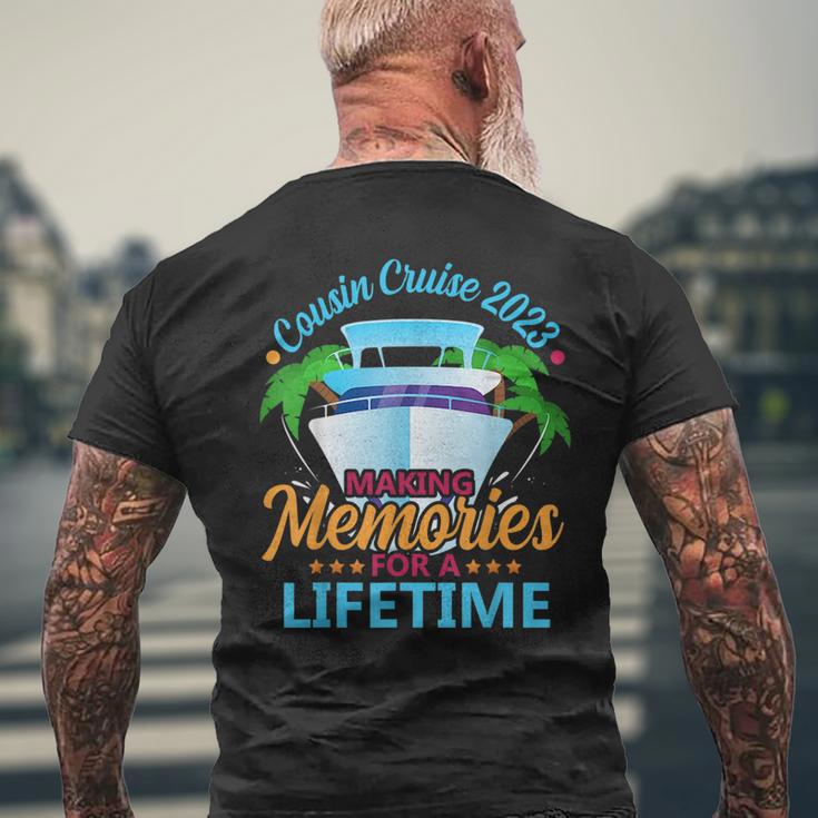 Cousin Cruise 2023 Making Memories For A Lifetime Matching Mens Back Print T-shirt Gifts for Old Men