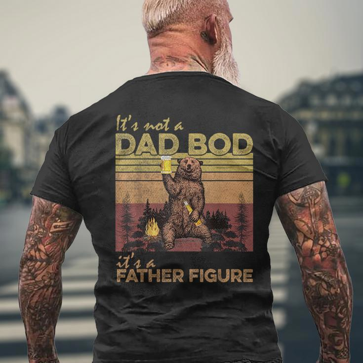 Dad Bod Father Figure Fathers Day Its Not A Dad Bod Mens Back Print T-shirt Gifts for Old Men