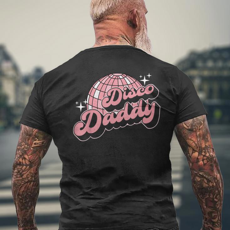 Disco Daddy Retro Vintage 60S Disco 70S Mens Back Print T-shirt Gifts for Old Men