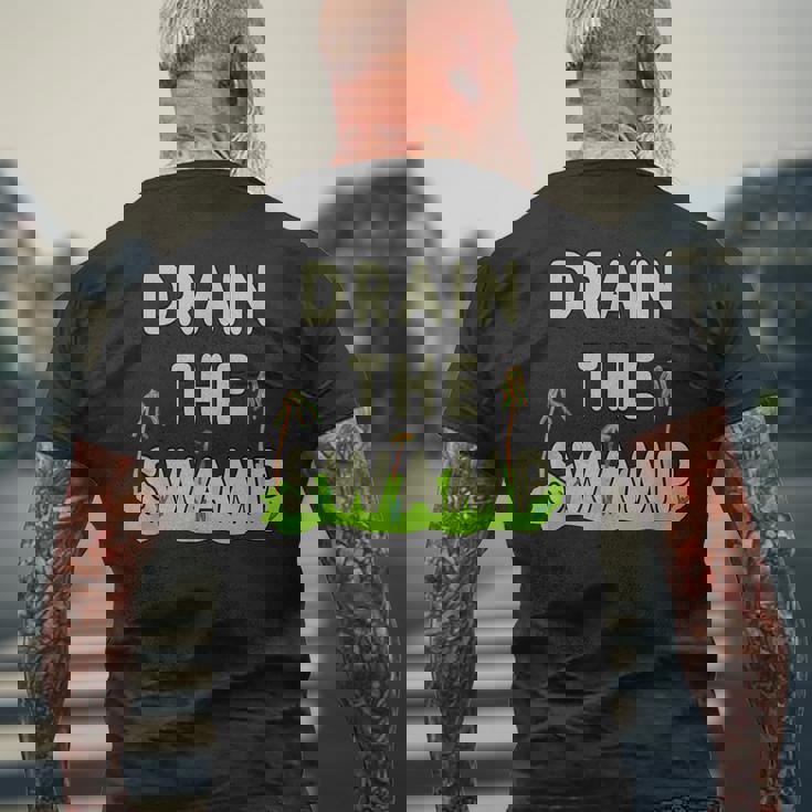 Drain The Swamp Men's T-shirt Back Print Gifts for Old Men Drain The Swamp Men's T-shirt Back Print Gifts for Old Men