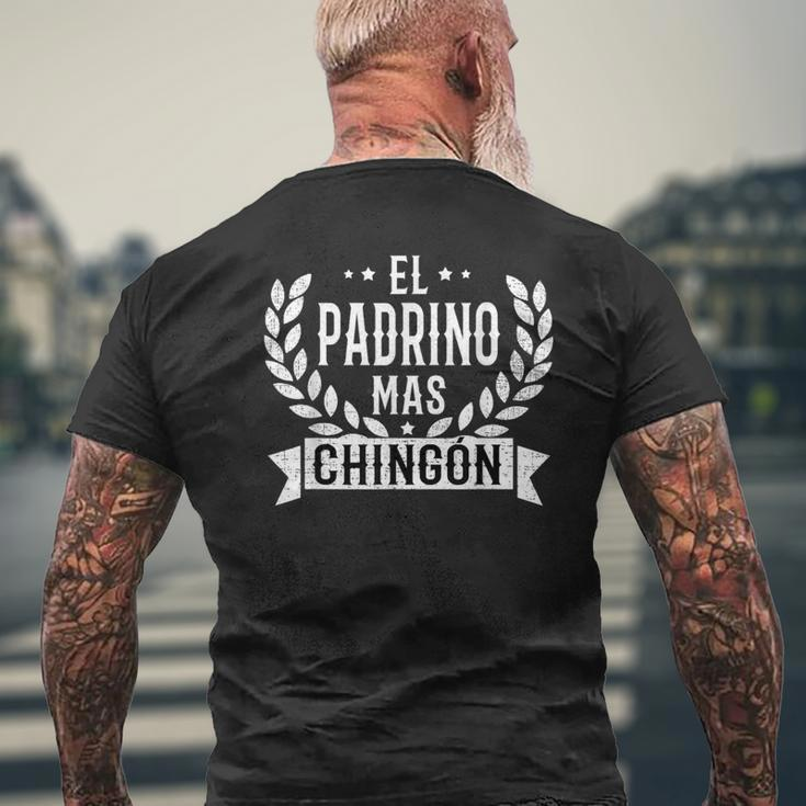 El Padrino Mas Chingon Best Godfather In Spanish Men's T-shirt Back Print Gifts for Old Men