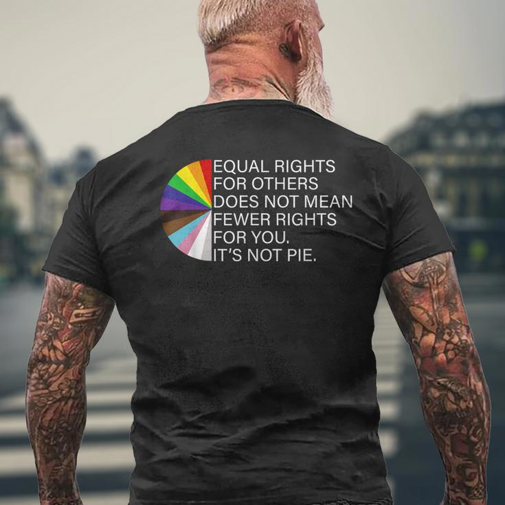 Equal Rights For Others Does Not Mean Lgbt Support Pride Mens Back Print T-shirt Gifts for Old Men