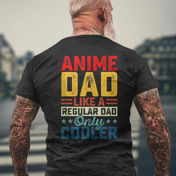Father’S Day Anime Dad Daddy Father Papa Graphic From Son For Women Men's Back Print T-shirt Gifts for Old Men