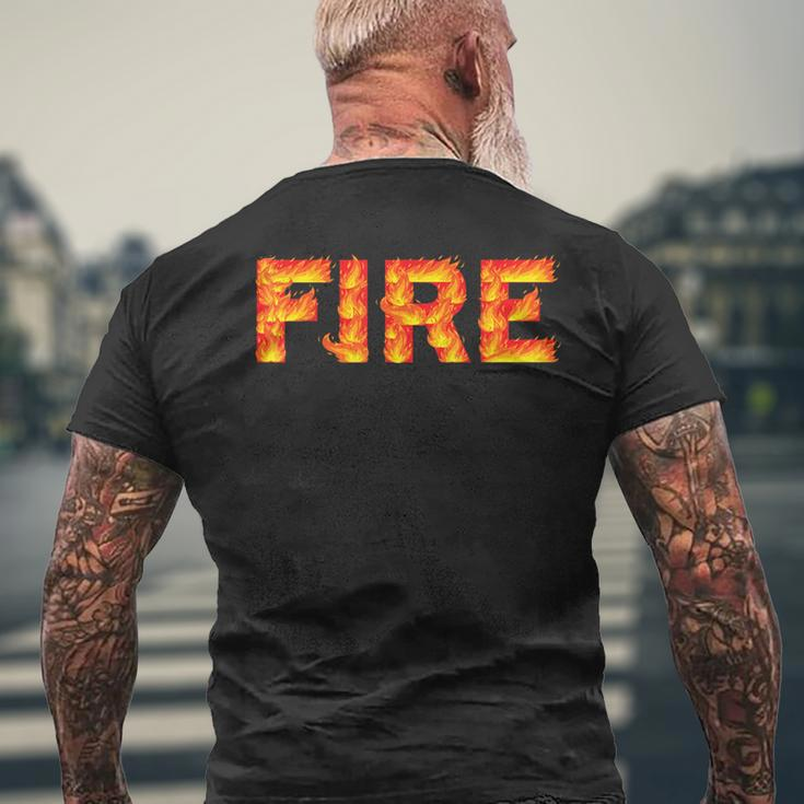 Fire And Ice Last Minute Halloween Matching Couple Costume Men's T-shirt Back Print Gifts for Old Men