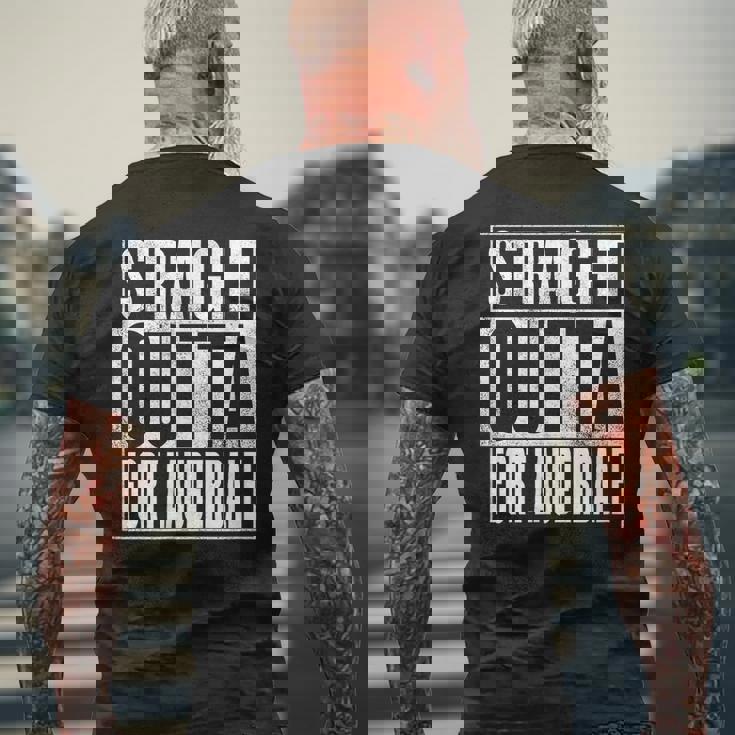 Fort Lauderdale - Straight Outta Fort Lauderdale Mens Back Print T-shirt Gifts for Old Men