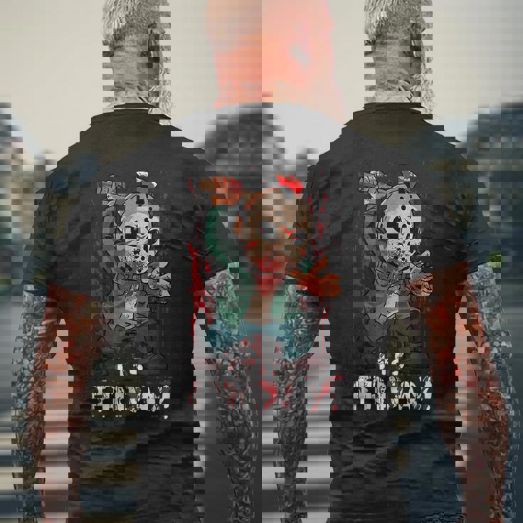 Friday 13Th Funny Halloween Horror Graphic Horror Movie Halloween Funny Gifts Mens Back Print T-shirt Gifts for Old Men Friday 13Th Funny Halloween Horror Graphic Horror Movie Halloween Funny Gifts Mens Back Print T-shirt Gifts for Old Men