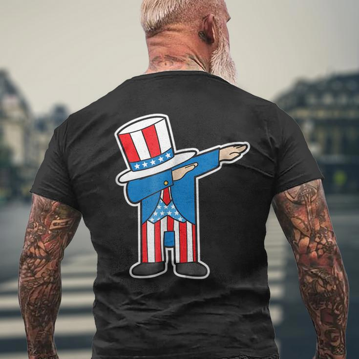 Funny Dabbing Patriotic Sam United States Of America Patriotic Funny Gifts Mens Back Print T-shirt Gifts for Old Men