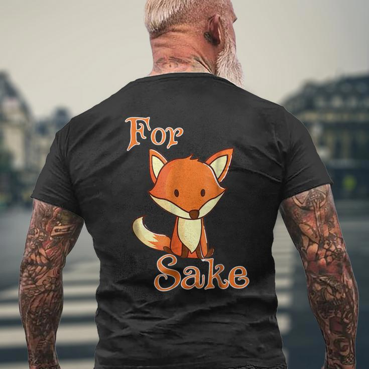 Tiny Fennec Fox Gifts For Fox Lovers Funny Gifts Mens Back Print T-shirt