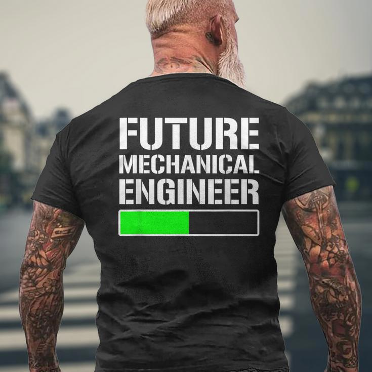 Future Mechanical Engineer Cool Graduation Men's T-shirt Back Print Gifts for Old Men