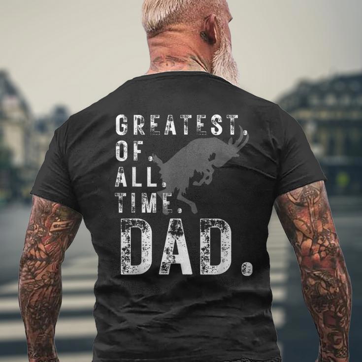 Goat Dad Best Dad Ever Men's Back T-Shirt Back View