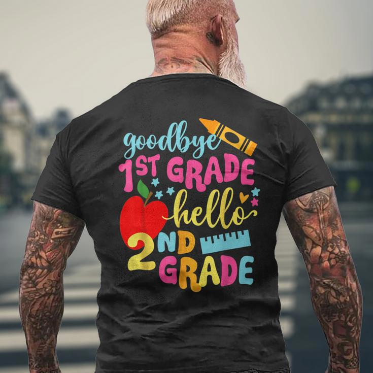 Goodbye 1St Grade Class Of 2023 Graduate Hello 2Nd Grade Mens Back Print T-shirt Gifts for Old Men
