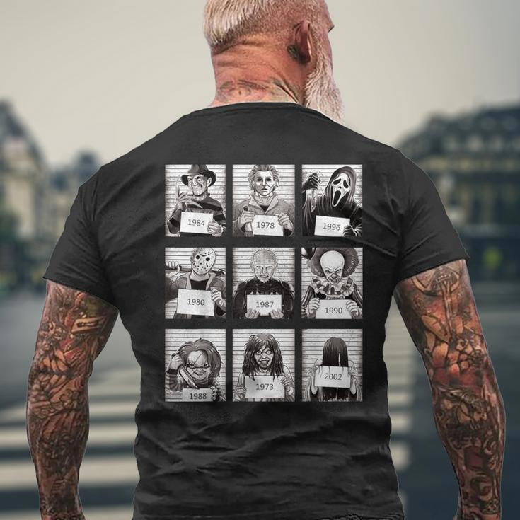 Halloween Horror Legends Killer Hots Creepy Fan Men's T-shirt Back Print Gifts for Old Men