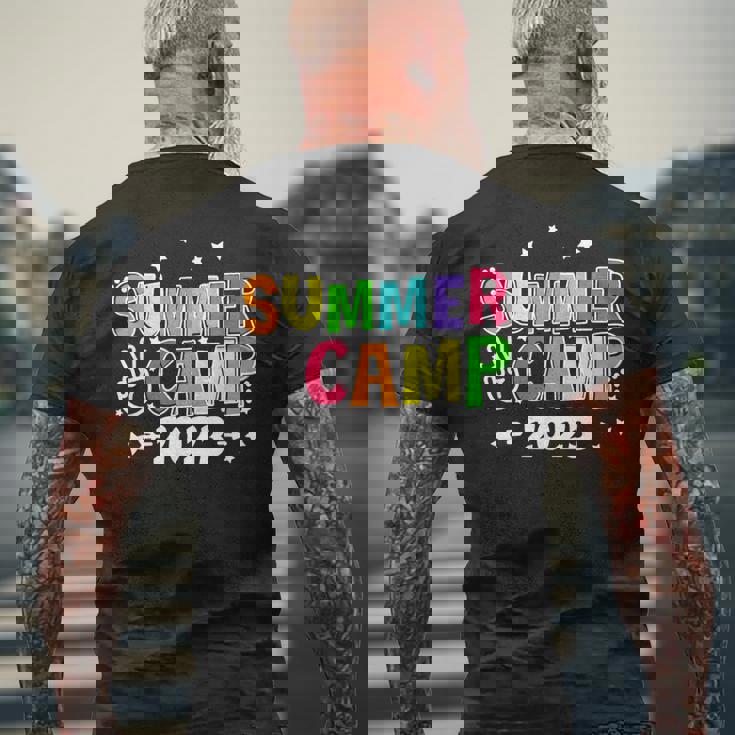 Happy Summer Camp Love Outdoor Activities For Boys Girls Mens Back Print T-shirt Gifts for Old Men Happy Summer Camp Love Outdoor Activities For Boys Girls Mens Back Print T-shirt Gifts for Old Men