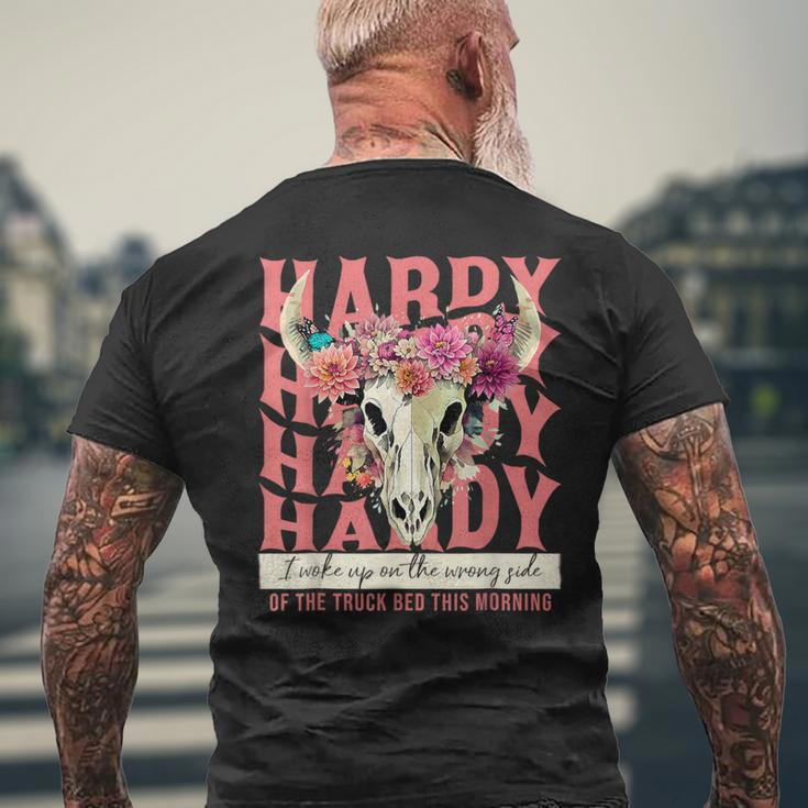 Hardy I Woke Up On The Wrong Side Of The Truck Bed Men's T-shirt Back Print Gifts for Old Men