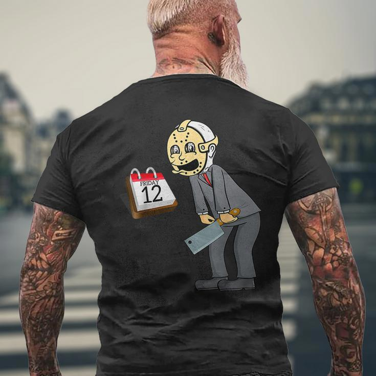 Hilarious Friday 12Th Horror Movie Parody Parody Men's T-shirt Back Print Gifts for Old Men