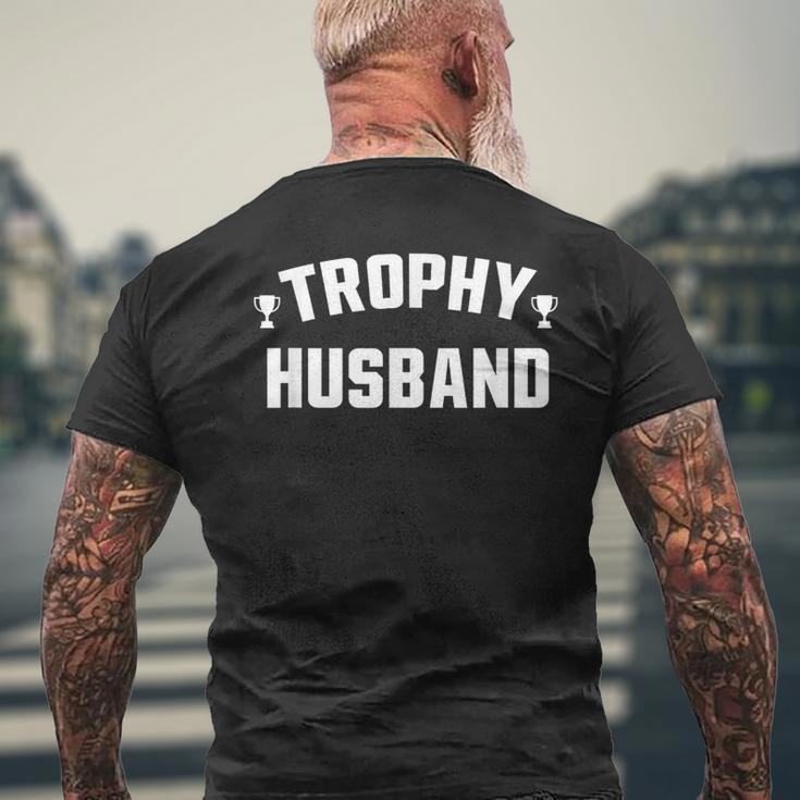 Husband Fun Trophy Men's T-shirt Back Print Gifts for Old Men