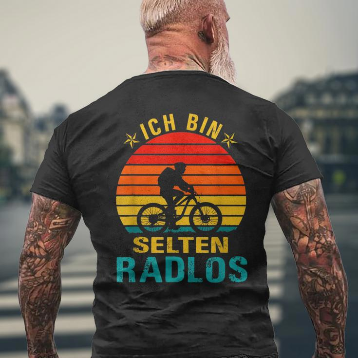 Ich Bin Selten Radlos Lustiges Fahrradfahrer Fahrrad Rad Mens Back Print T-shirt Gifts for Old Men