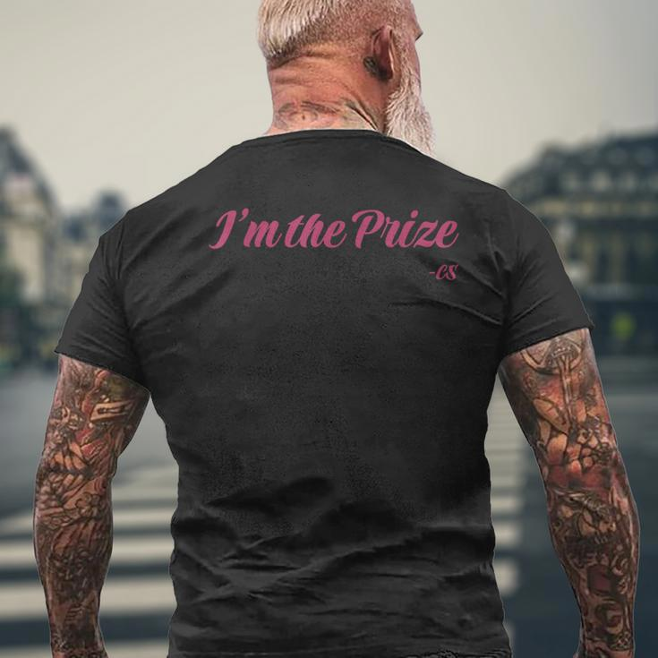I’M The Prize Mens Back Print T-shirt Gifts for Old Men