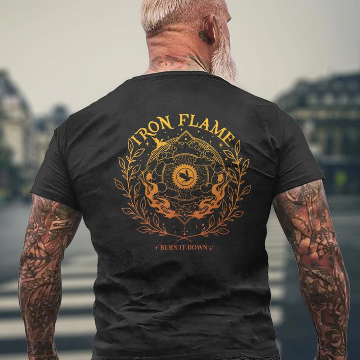 Iron Flame Born Of Down Dragon Rider Book Fourth Wing Men's T-shirt Back Print Gifts for Old Men