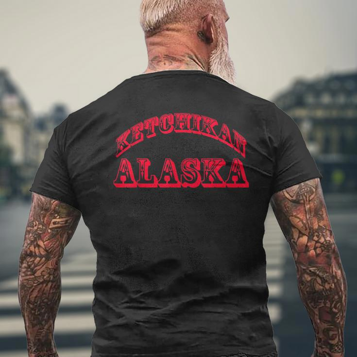 Ketchikan Alaska Usa Souvenir Men's T-shirt Back Print Gifts for Old Men
