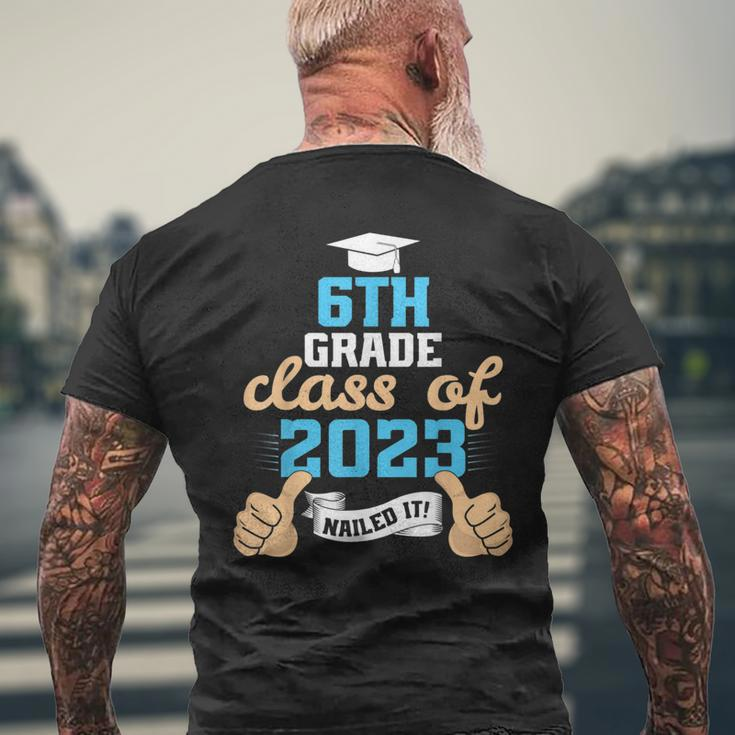 Kids 6Th Grade Class Of 2023 Girls Boys School Graduation Mens Back Print T-shirt Gifts for Old Men