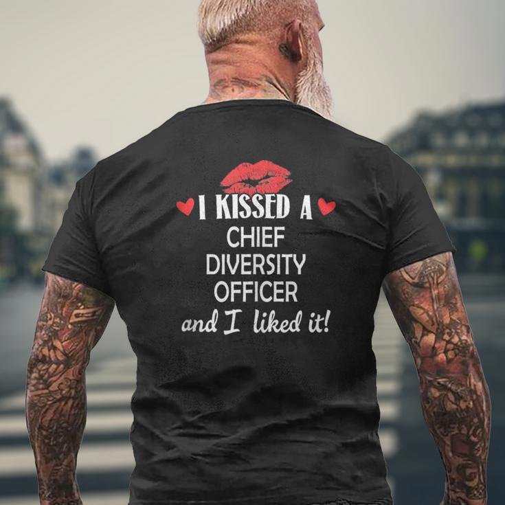 I Kissed A Chief Diversity Officer Married Dating An Men's T-shirt Back Print Gifts for Old Men