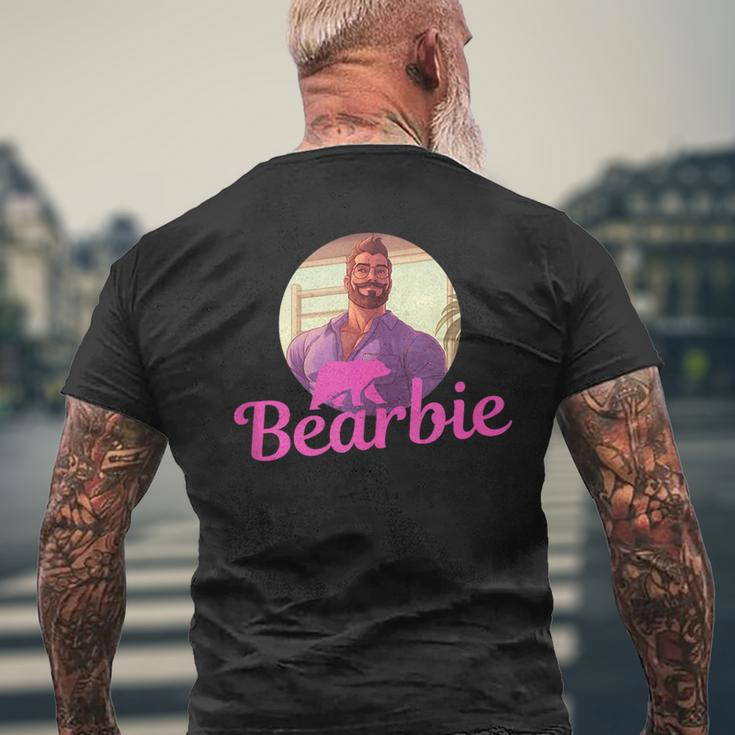 Lgbt Daddy Bearbie Gay Pride Month - Handsome Bear Cub Dad Mens Back Print T-shirt Gifts for Old Men