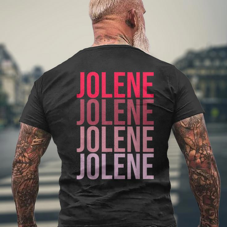 I Love Jolene First Name Jolene Men's T-shirt Back Print Gifts for Old Men