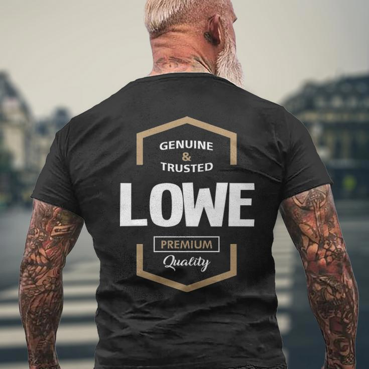 Lowe Name Gift Lowe Quality Mens Back Print T-shirt Gifts for Old Men