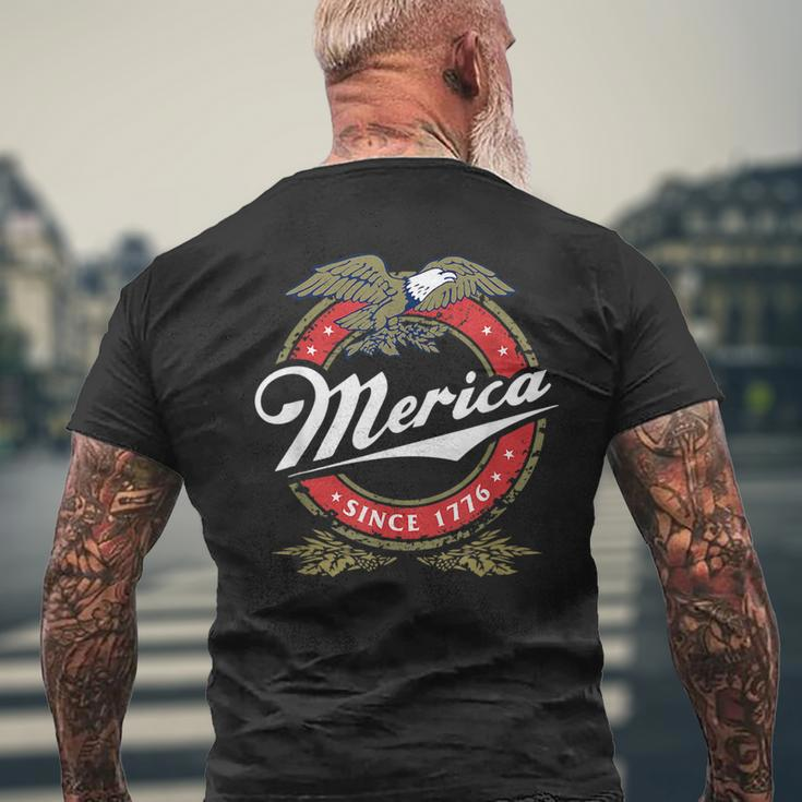 Merica Since 1776 Funny 4Th Of July Merica Since 1776 Mens Back Print T-shirt Gifts for Old Men