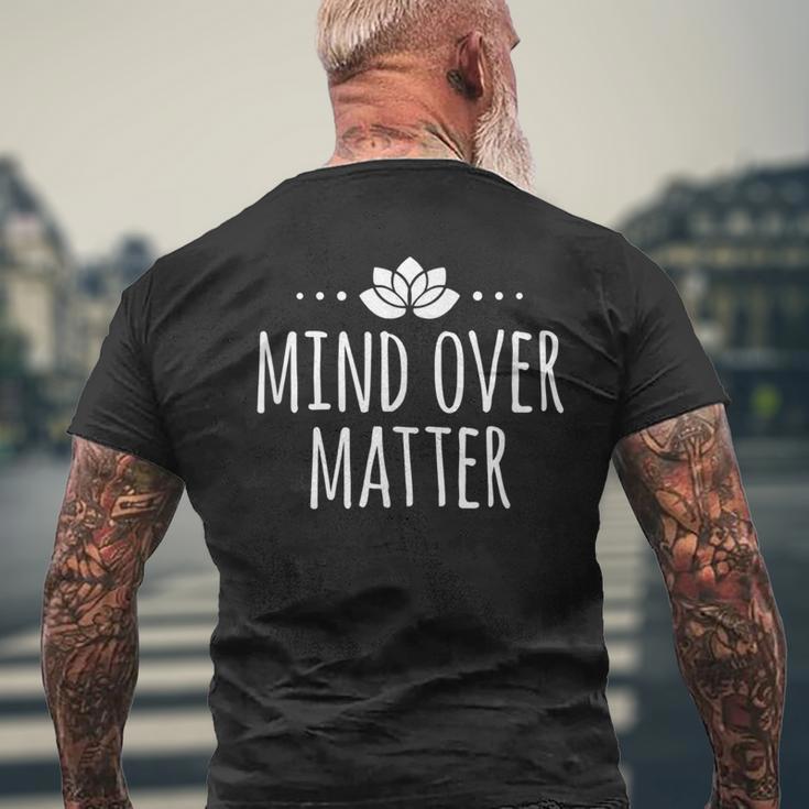 Mind Over Matter T Men's T-shirt Back Print | Mazezy