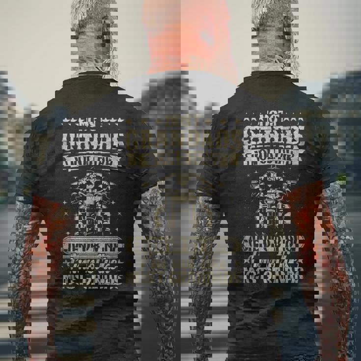 Most Grandads Would Have Given Up By Now - Motorbike Edition Mens Back Print T-shirt Gifts for Old Men