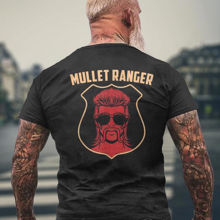 Redneck Ranger Mullet Ranger - Mullet Pride Funny Redneck Mullet Mens Back Print T ...