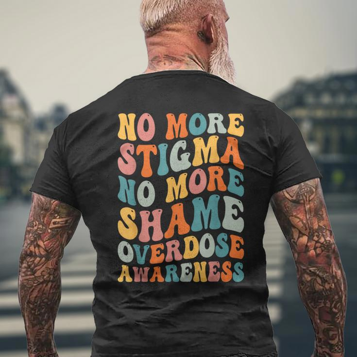 No More Stigma No More Shame Addiction Overdose Awareness Men's T-shirt  Back Print - Monsterry UK