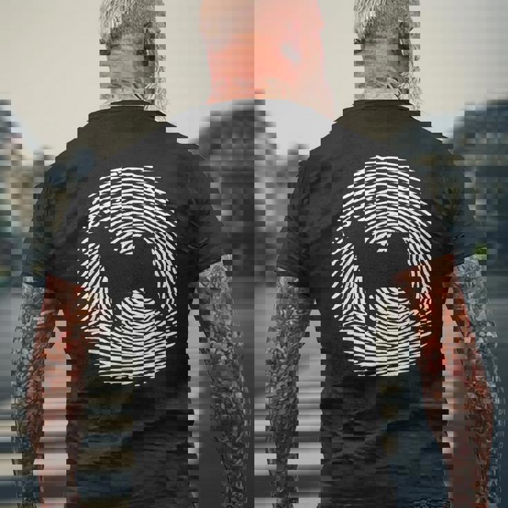 Norrbottenspets Dna I Fingerprint Norrbottenspets Dog Men's T-shirt Back Print Gifts for Old Men