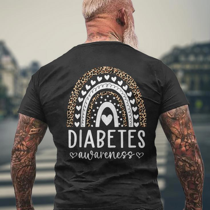 In November We Wear Blue Diabetes Awareness Month Men's T-shirt Back Print Gifts for Old Men