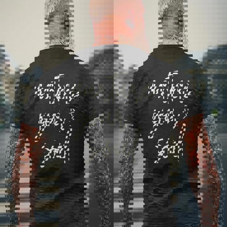 Nurture Your Soul Motivational Inspirational Positive Quote Men's T-shirt Back Print Gifts for Old Men