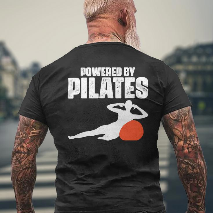 Pilates Like A Sport Only Harder Fitness Pilates Exercise Mens Back Print T-shirt Gifts for Old Men