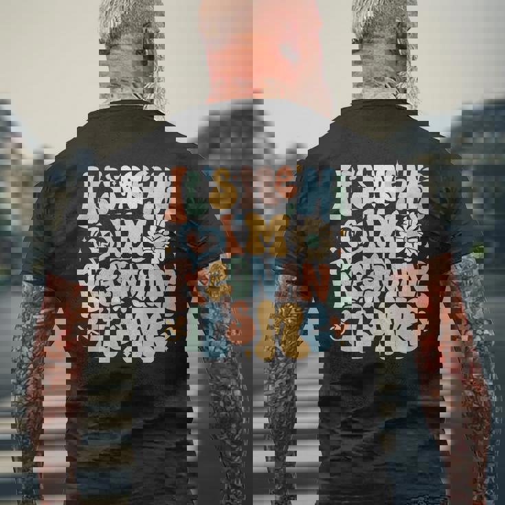 Pregnancy Announcement Its Me Hi Im Pregnant Its Me Mens Back Print T-shirt Gifts for Old Men